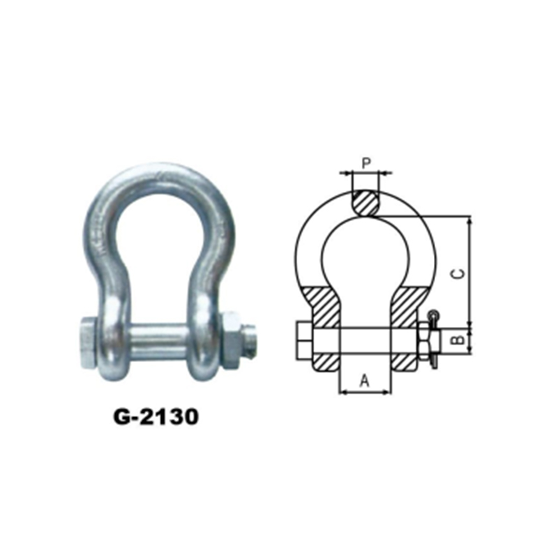 Us.Drop নকল অ্যাঙ্কর চেইন শ্যাকল G-2130 2150